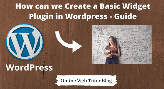 Wordpress Widget Plugin Development