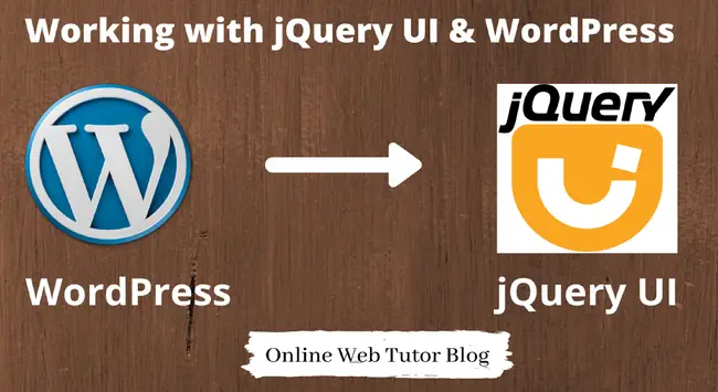 Work with WordPress and jQuery UI