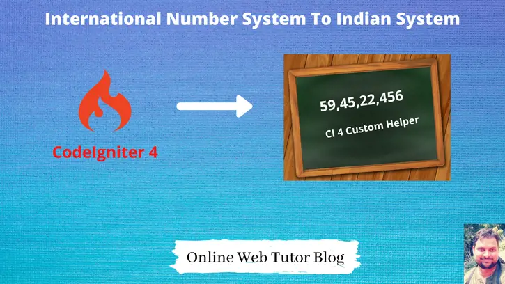 Number From International System To Indian System