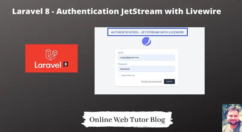 Laravel-8-Authentication-using-Jetstream-with-Livewire