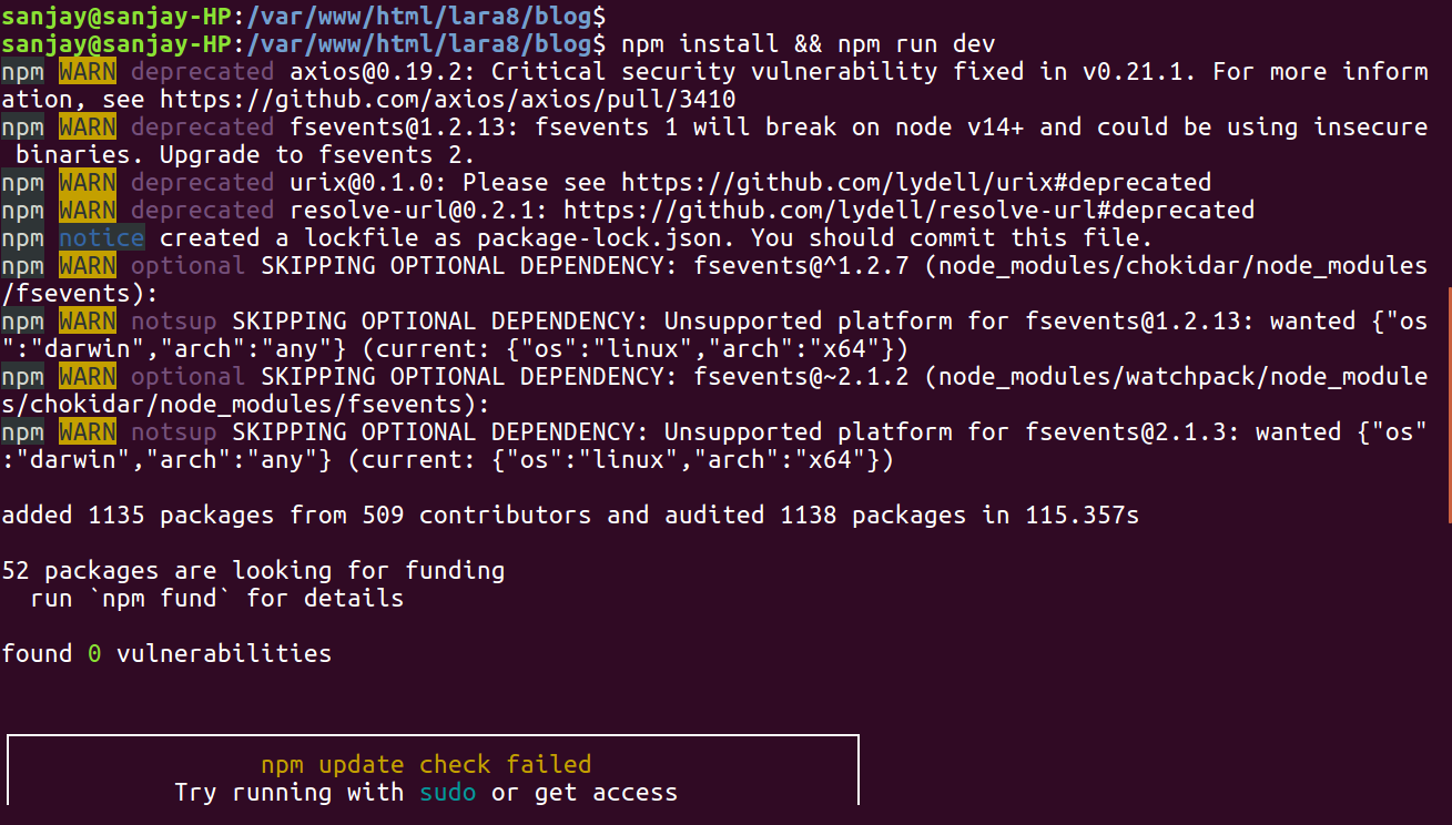 Laravel 8 Authentication using Jetstream with Inertia Js