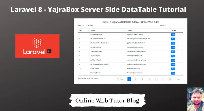 Laravel-8-YajraBox-Server-Side-Datatable-Tutorial