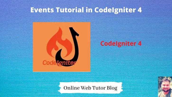 CodeIgniter-4-Complete-Events-Tutorial