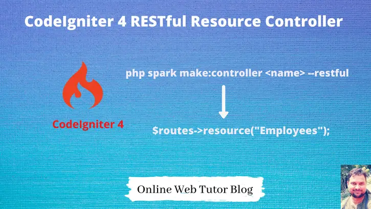 RESTful-Resource-Controller-in-CodeIgniter-4