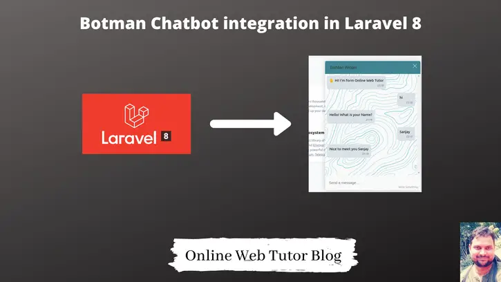 Botman-Chatbot-integration-in-Laravel-8-Tutorial