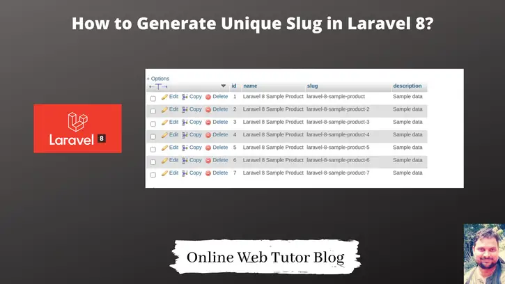 How to Generate Unique Slug in Laravel 8 tutorial?