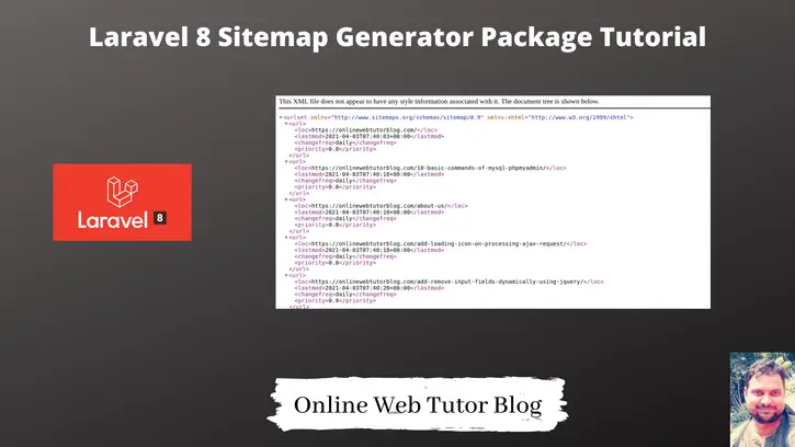 Laravel-8-Sitemap-Generator-Package-Tutorial