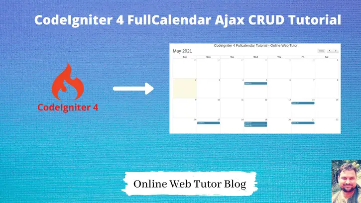 CodeIgniter-4-FullCalendar-Ajax-CRUD-Tutorial-Example