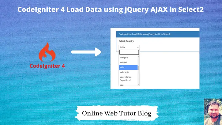 CodeIgniter-4-Load-Data-using-jQuery-AJAX-in-Select2