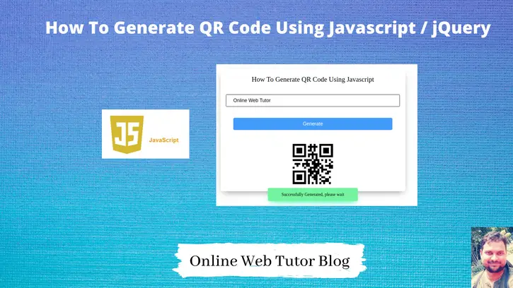 How-To-Generate-QR-Code-Using-Javascript