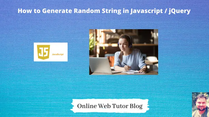 How to generate random string in javascript jquery tutorial