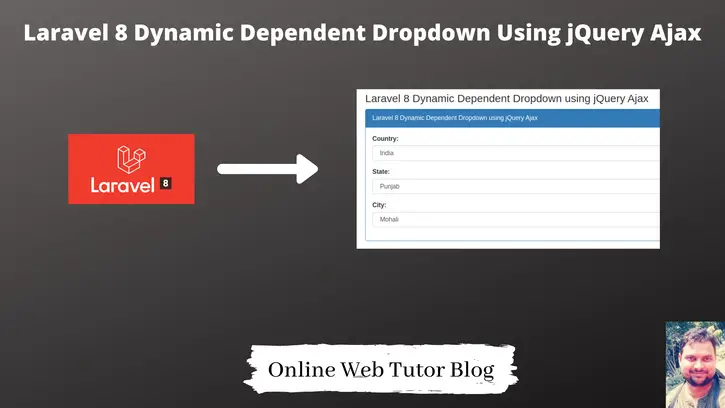 Laravel-8-Dynamic-Dependent-Dropdown-Using-jQuery-Ajax