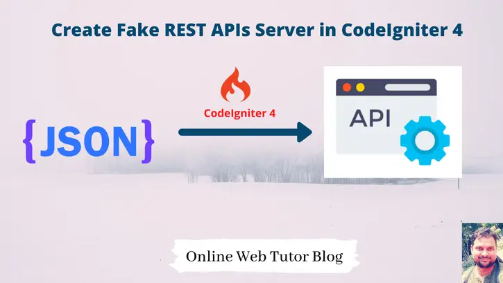 Create-Fake-REST-APIs-Server-in-CodeIgniter-4