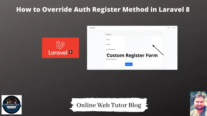 How-to-Override-Auth-Register-Method-in-Laravel-8