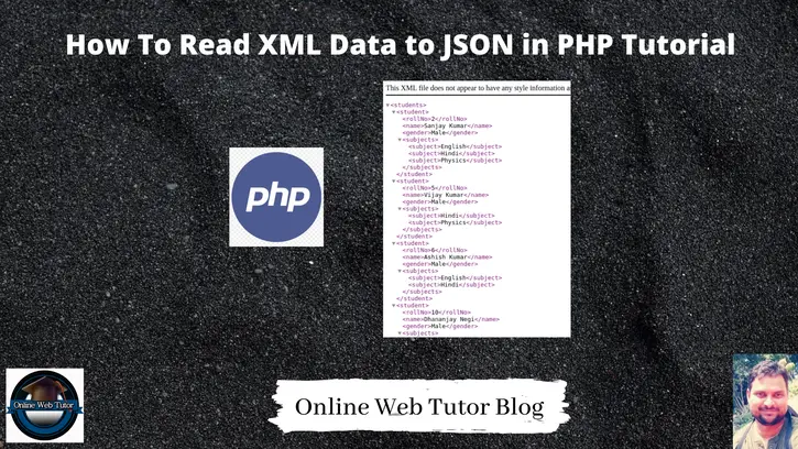 How-To-Read-XML-Data-to-JSON-in-PHP-Tutorial