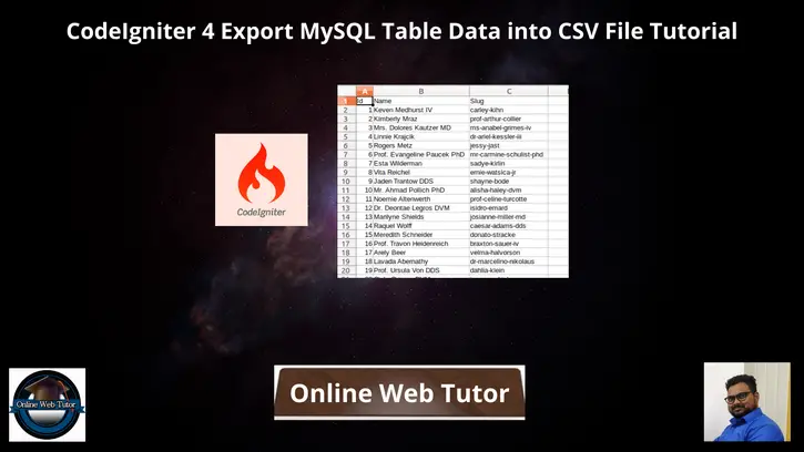 CodeIgniter-4-Export-MySQL-Table-Data-into-CSV-File-Tutorial
