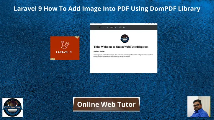 Laravel 9 How To Add Image Into PDF Using DomPDF Library