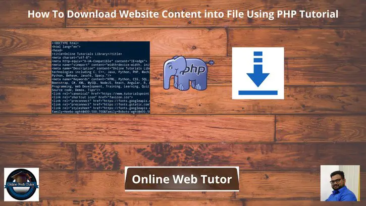 How-To-Download-Website-Content-into-File-Using-PHP-Tutorial