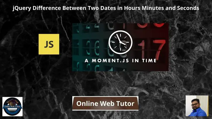 jQuery-Difference-Between-Two-Dates-in-Hours-Minutes-and-Seconds