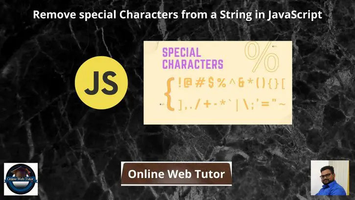 Remove-special-Characters-from-a-String-in-JavaScript