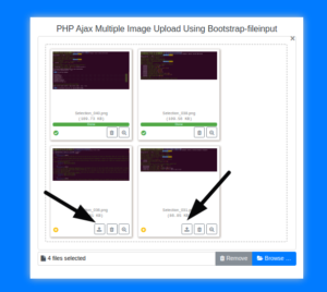 PHP Ajax Multiple Image Upload Using Bootstrap-fileinput