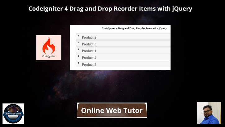 CodeIgniter-4-Drag-and-Drop-Reorder-Items-with-jQuery