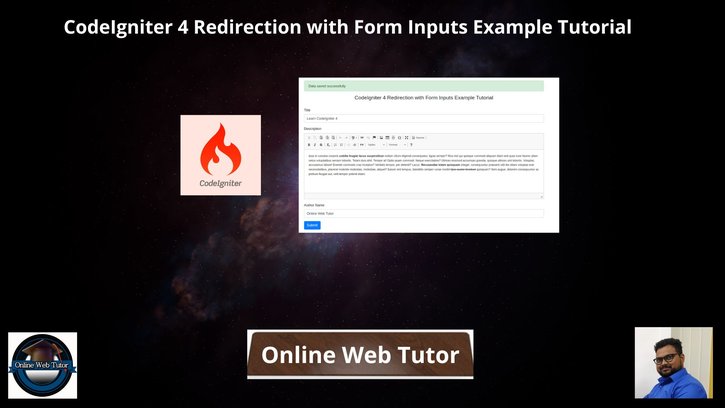 CodeIgniter-4-Redirection-with-Form-Inputs-Example-Tutorial