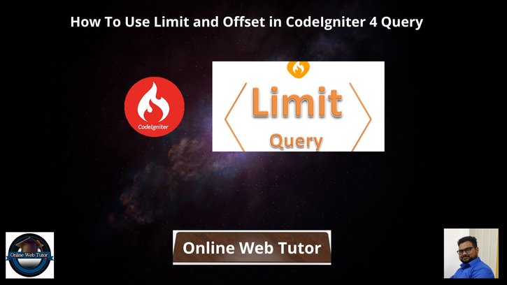 How-To-Use-Limit-and-Offset-in-CodeIgniter-4-Query