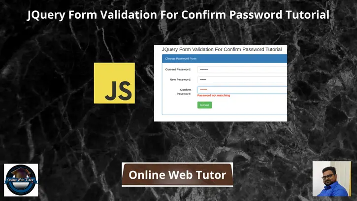JQuery-Form-Validation-For-Confirm-Password-Tutorial