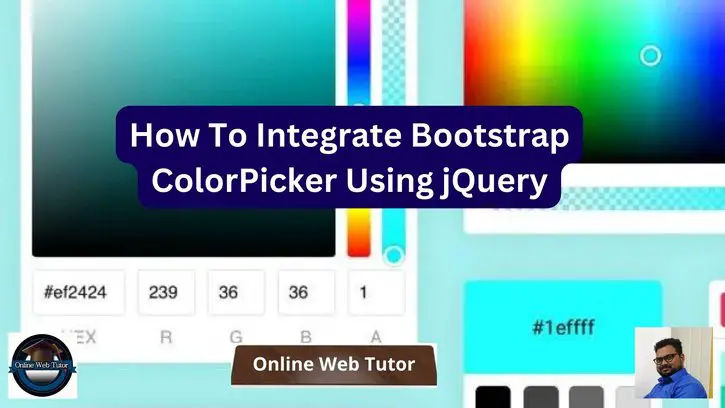 How To Integrate Bootstrap ColorPicker Using jQuery