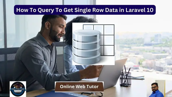 How To Query To Get Single Row Data in Laravel 10 Tutorial