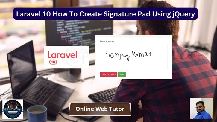 Laravel 10 How To Create Signature Pad Using jQuery