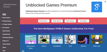Top 10 Unblocked Games Premium for 2023 
