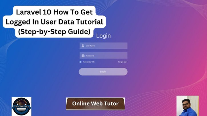 Laravel 10 How To Get Logged In User Data Tutorial
