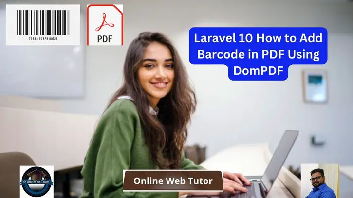 Laravel 10 How to Add Barcode in PDF Using DomPDF