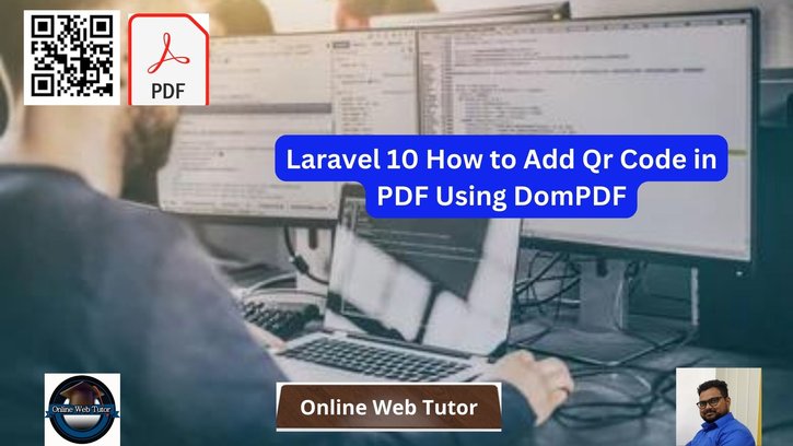 Laravel 10 How to Add Qr Code in PDF Using DomPDF