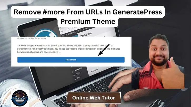 Remove #more From URLs In GeneratePress Premium Theme
