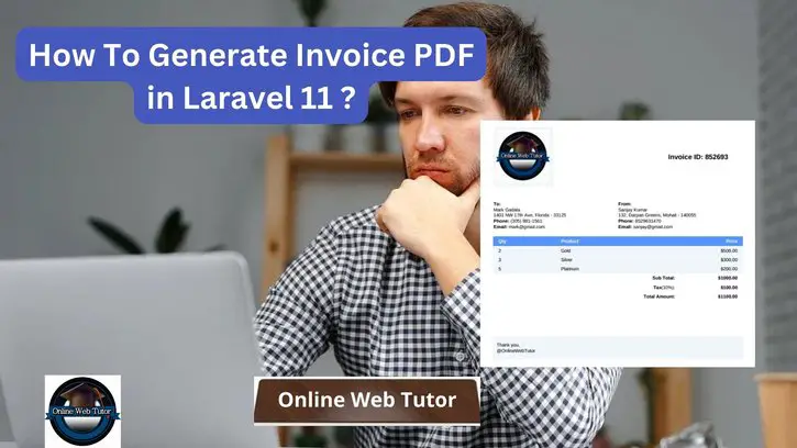 How To Generate Invoice PDF in Laravel 11 Example
