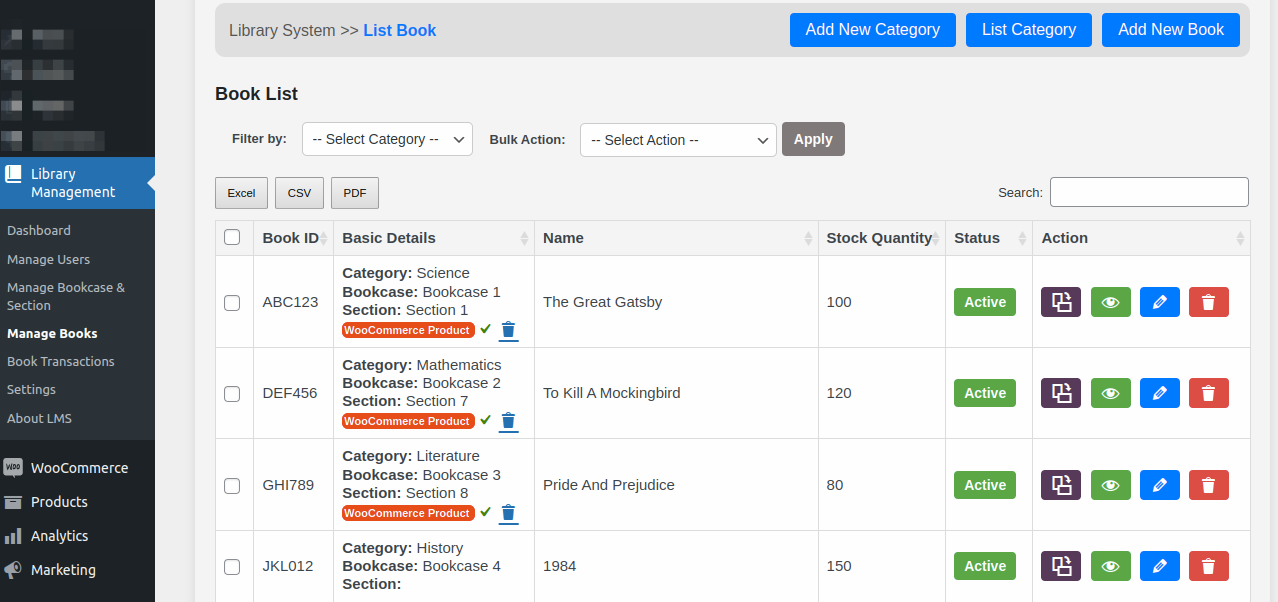 Library Management System Plugin for WordPress | Features