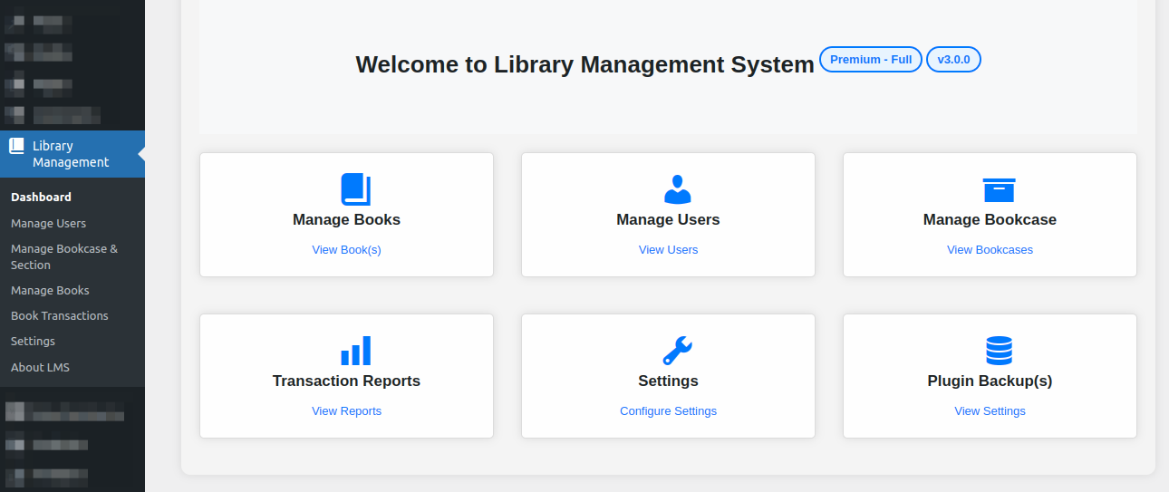 Library Management System Plugin for WordPress | Features