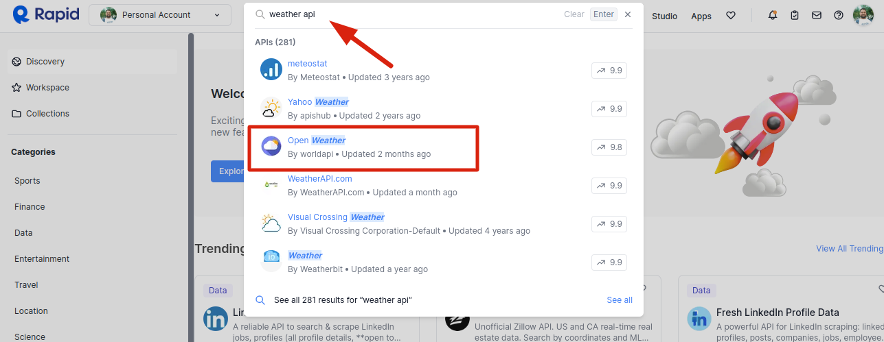 Building a Weather WebApp with Laravel 11 and RapidAPI
