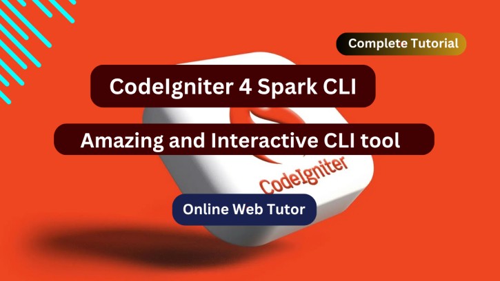 CodeIgniter 4 Spark CLI Tutorial - Online Web Tutor